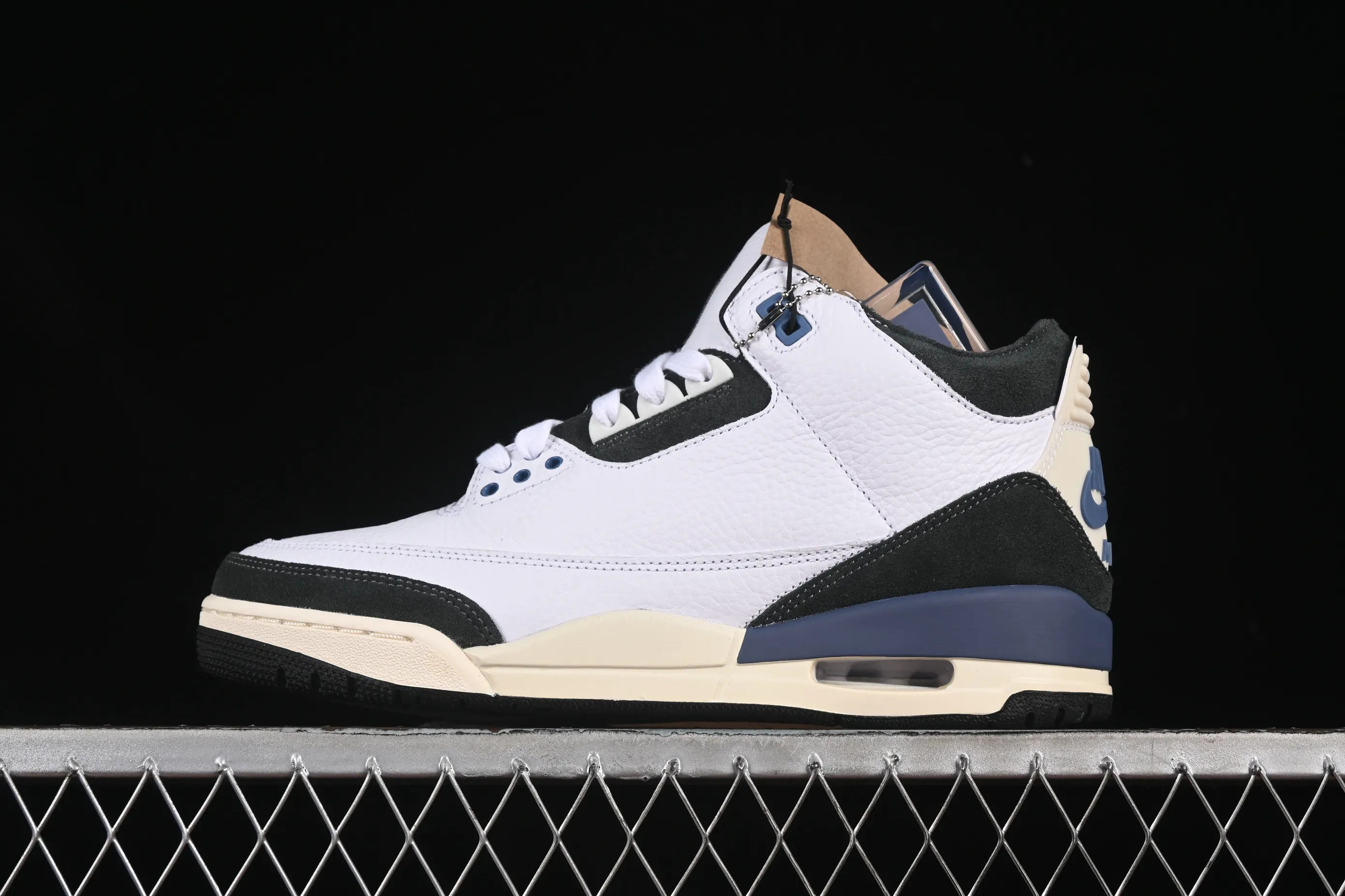 All categories Air Jordan Jordan series basketball shoes Air Jordan 3 LW version Air Jordan 3 Retro OG SP "Diffused Blue" AJ3 Joe 3 white and blue cement HV8571-100